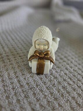 Snowbabies "Overnight Delivery" Bisque Porcelain 4.5 Inches NWOT